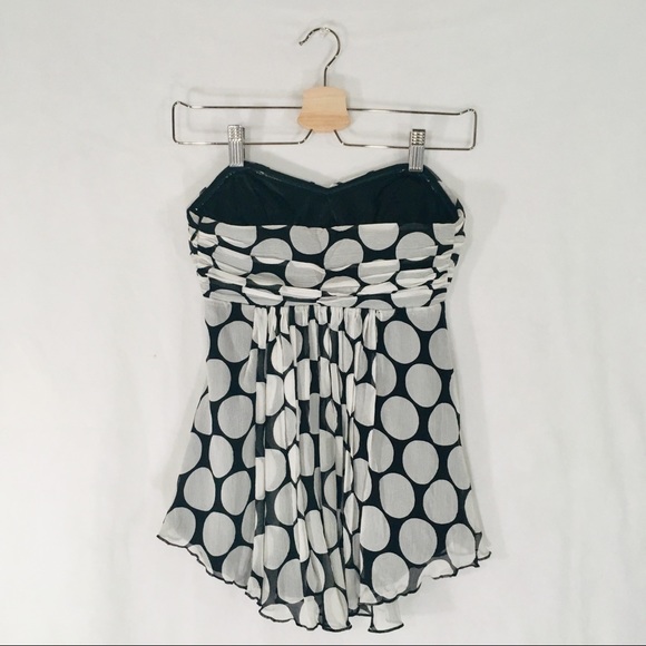 Express Silk Strapless Halter Empire Waist Party - Picture 5 of 7